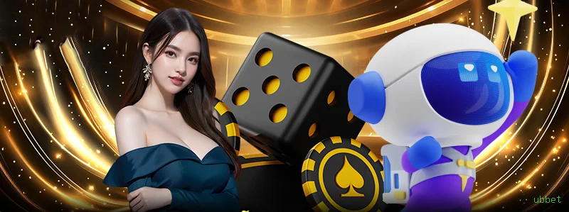 Imagem promocional da ubbet mostrando a plataforma e suas vantagens